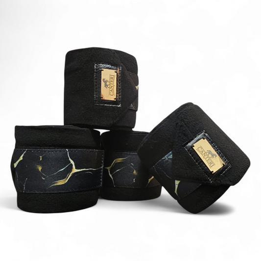 Black Marmor - Fleece Bandagen