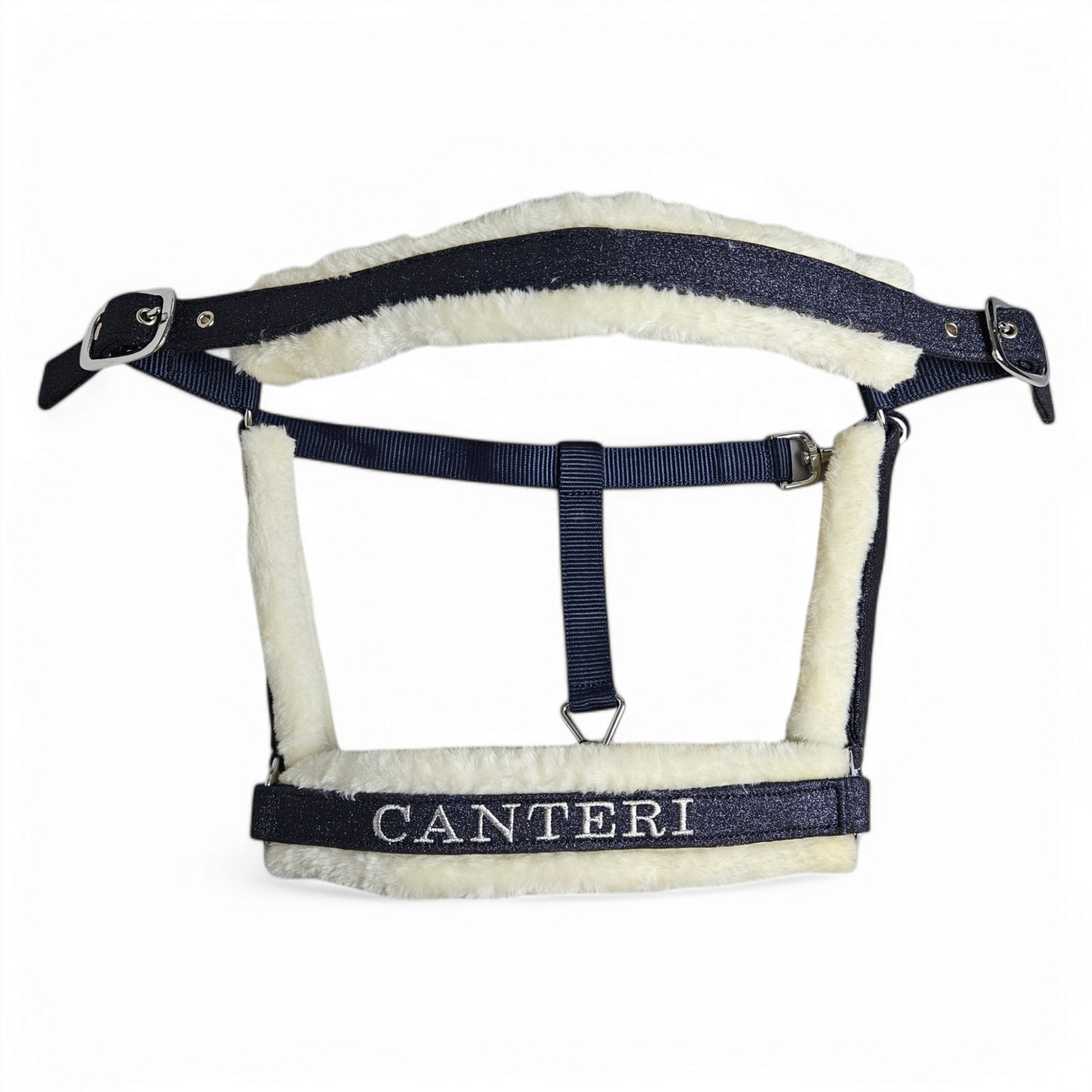 Glitzer Halfter Royal - Navy/Dunkel Blau